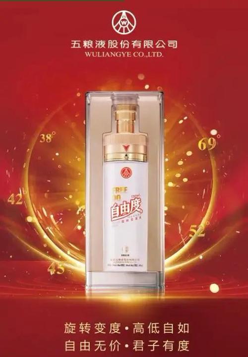 五粮液自由度白酒:细腻醇香的极致体验 